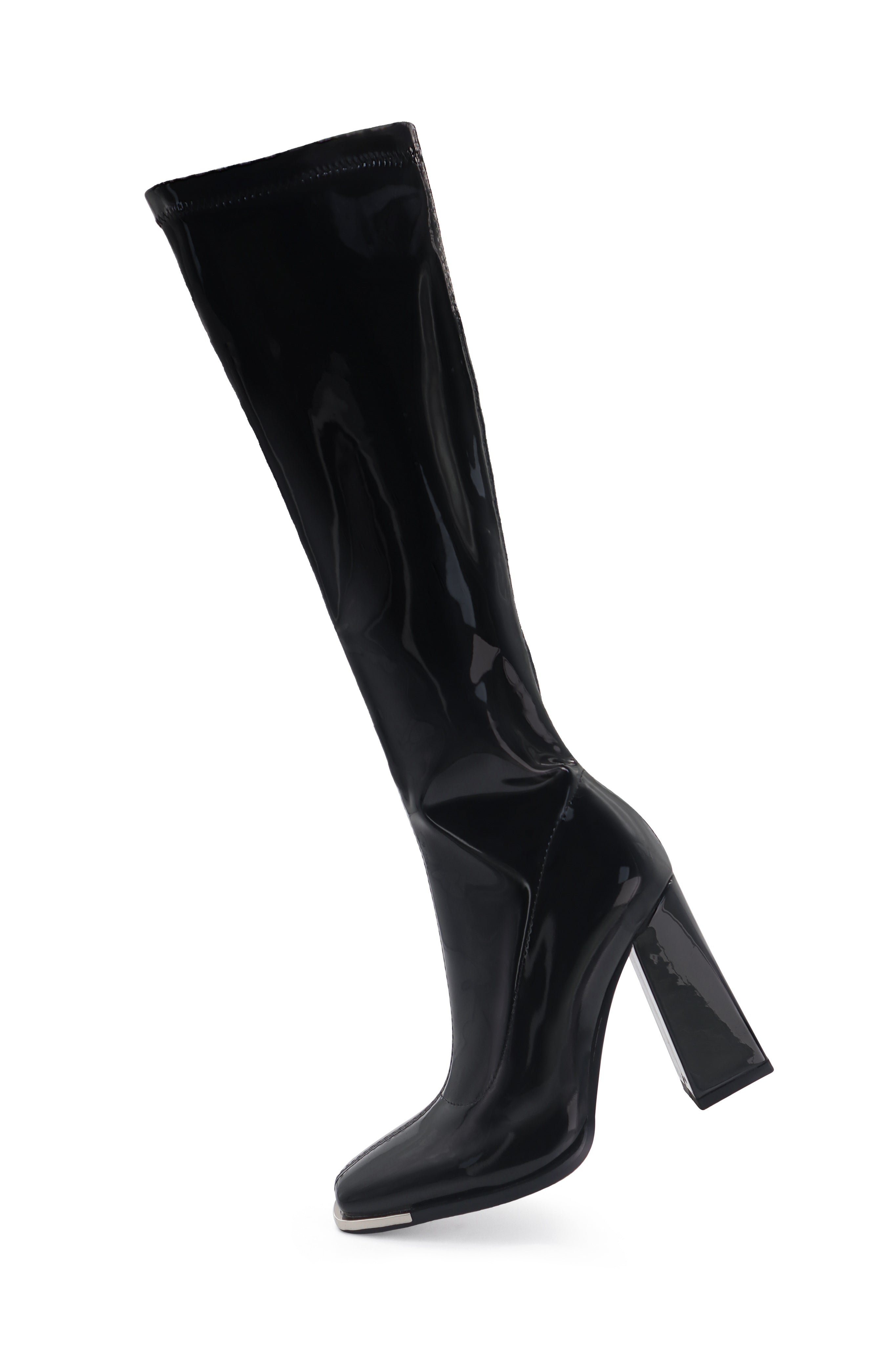 Zendaya Patent Leather Boots