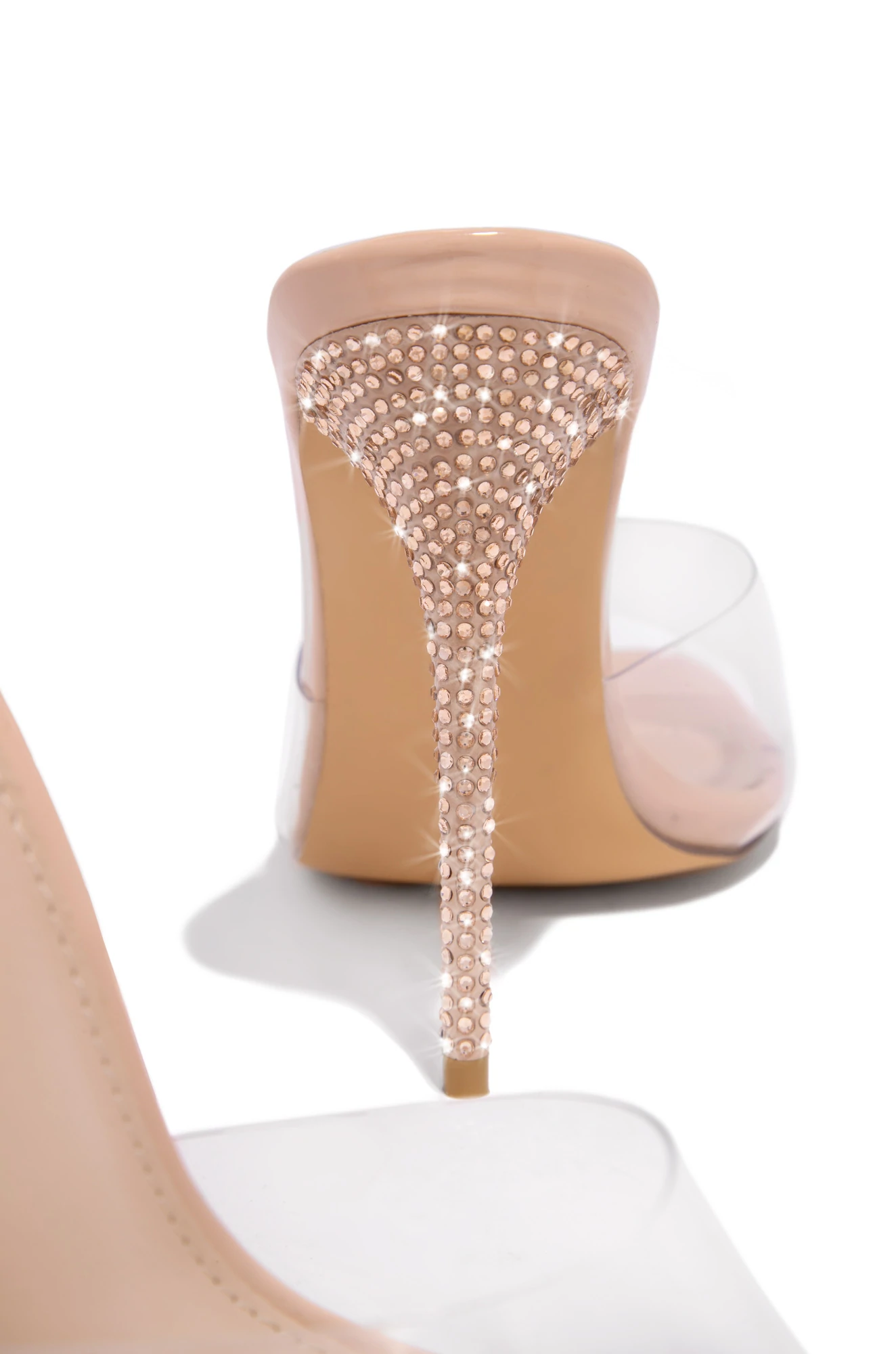 Aurora - Begie High Heels Mules